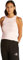 Calvin Klein Donna Canotta Woven Label Rib Slim Fit, Rosa (Silver Peony), XL