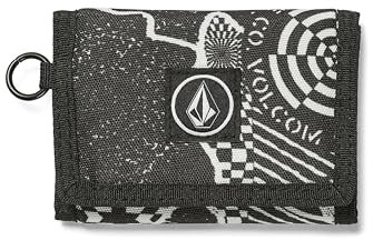 Volcom Herren Box Stone Geldbörse, Schwarz Weiß, Einheitsgröße, Box Stone Wallet