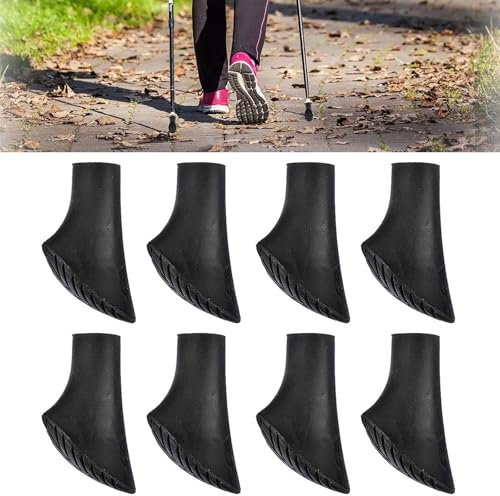 8 Stück Nordic Walking Stöcke Gummipuffe, Gummipuffer Für Walkingstöcke, Walkingstöckepuffer, Stangenschutz Für Alle Gängigen Wanderstock Trekkingstöcke Walking Stöcke Gummipuffer (10mm)