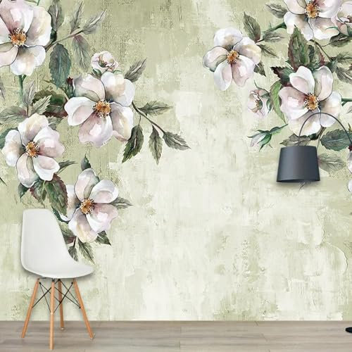 ZEZILE Handgemalte Blumentapete Custom Jede Größe 3D Wandbild Fototapete Papel De Parede 3D