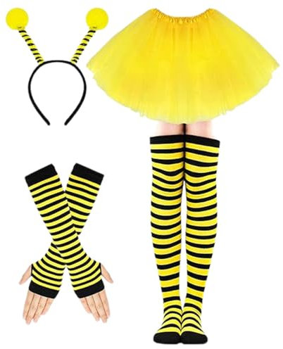 Sobzia Bienenkostüm Erwachsene,Fasching Kostüm Damen,Kostüme Damen,Männer Adventskalender 2024,Vaiana Kostü