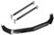Front Spoiler Lippe Für Schrägheck-Limousine Universeller Frontstoßstangen-Lippenspoiler Karosserieschutz Verlängerung Dekoration Stützstangen Hält Bupmer Stabil(Gloss Black Set)