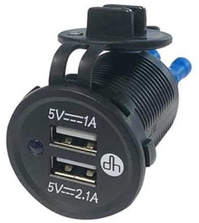 Brightium USB-Ladegerät Typ Faston, 5 V, 2 A, kompakt und leicht, ideal zum schnellen und effizienten Laden mobiler und elektronischer Geräte.