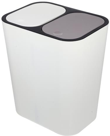 Happyyami Poubelles De Classification Et Sèche Poubelle Sèche Et Bacs De Recyclage Pour Poubelles Pour Déchets Bureau De Cuisine Seau Beige Pp