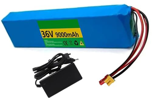 36V 9Ah Vélo Électrique Scooter Batterie Batterie de E-Bike 36V Li-ION Battery Batterie Trottinette Électrique For 200W 350W 500W 750W With Built In BMS And Charger T+DC