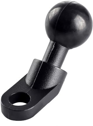 HOOLRZI Angled Bolts Head Adapter Base Mounting Socket Arm Bike Motorcycle Phone Holder Aluminum Round Head For Motorcycle