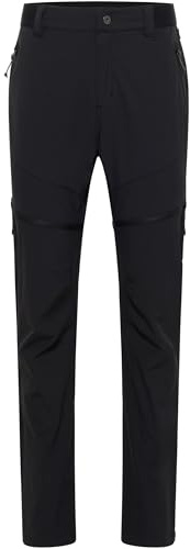 Witeblaze Herren Bergamo 4 T-Zipp Off Hose, schwarz, XL