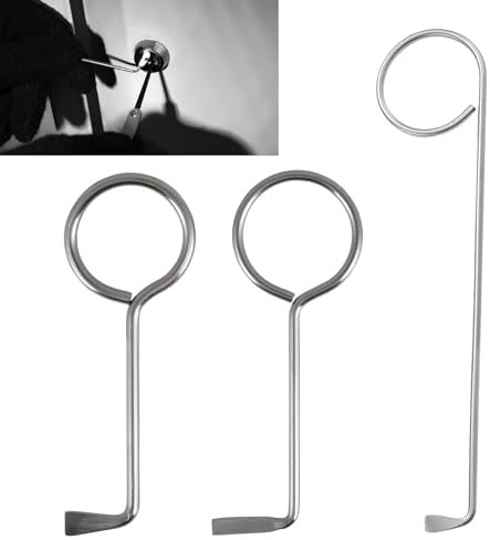 3 Stück Dietrich Set, Profi Buntbartschlüssel Universal, Bartschlüssel Dietrichset, Öffnet Nahezu Jede Tür, Universalschlüssel für Zimmertüren, Öffnungs Werkzeug Ditrichsett aus Edelstahlmaterial