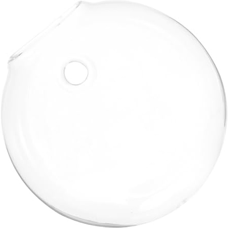 BESTonZON Vase Mural Verre Transparent pour Plantes Hydroponiques Décoration Suspendue pour Balcon et Intérieur Pot à Fleurs Mural et Polyvalent