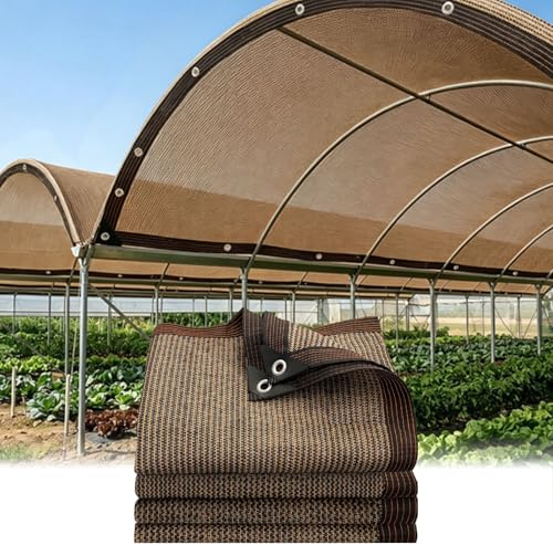 Toile d'ombrage Filet D'Ombrage Filet Protection Solaire Tissu D'Ombrage | UV 80% D'ombrage Toile d'ombrage pour Exterieur Toile Ombrage Patio/Balcon/Pergola/Serre/Jardin/Potager