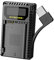 Nitecore UNK2 Compacte Dubbel Lader voor Nikon EN EL15 + USB, Schwarz