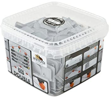 Distanziatori removibili per fuga doppia misura 2-5mm confezione 200pz 282D2-5C200 Double Raimondi