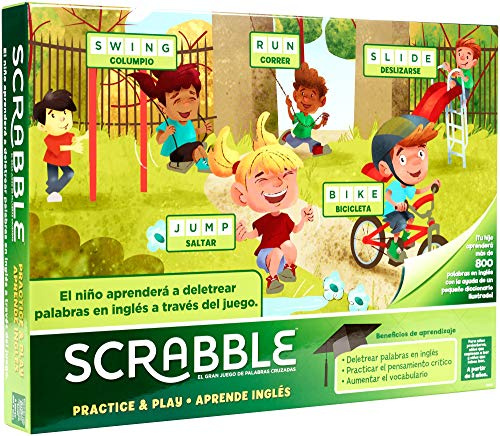 Juegos Mattel Games Scrabble Englisches Lernen (Mattel GGB31)