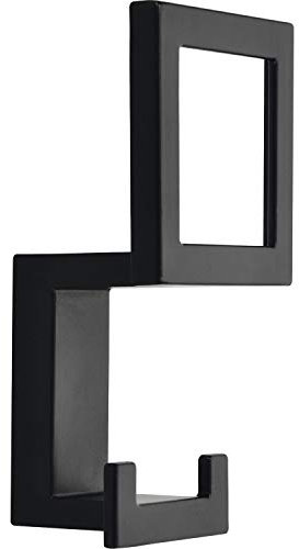 Siro 2434/PB12 Tome Garderobenhaken, schwarz