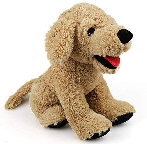 LotFancy Kuscheltier Hund Plüschtier klein 30cm, Stofftier Hund Golden Retriever, weich kuschelig Geschenk für Kinder Mädchen Freundin, Spielzeug für Hund Haustier