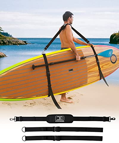 OCEANBROAD Adjustable Shoulder Carry Strap with Clips for SUP Kayak