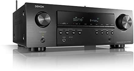 Denon AVR-S650H 5.2-Kanal AV-Receiver, HiFi Verstärker, Alexa Kompatibel, 5 HDMI Eingänge, Bluetooth & WLAN, Musikstreaming, Dolby True HD & Vision, AirPlay 2, HEOS Multiroom
