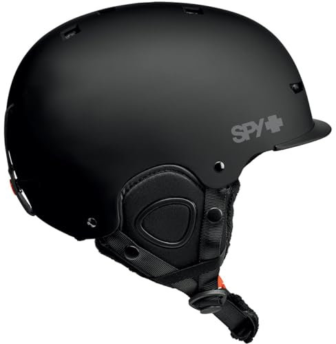SPY Optic Galactic Skihelm mit MIPS für Ski/Snowboard (Matte Black - Eye Spy, L (59-61cm))