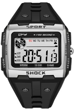 Omana Montre de Sport numérique pour Homme avec Grands Chiffres, Grand écran et Grands Chiffres