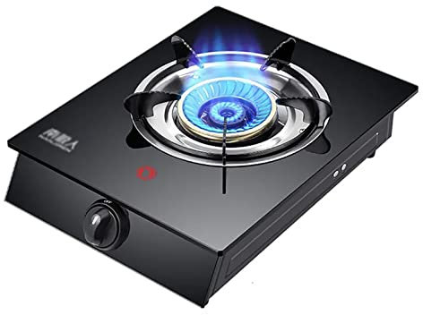 IBOWZ Placa de Gas Cocina de Gas Estufa portátil de Cocina de Gas para Acampar | Cocina de Mesa | 4200W | Cocina de Gas propano/Gas Natural Estufa de Gas LPG/NG Combustible Dual, fácil de Limpiar