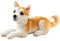 BYNYXI Stofftier Hund Kuscheltier, 32cm Liegende Plüschhund Wie echt Plüschtier Hunde Dalmatiner Husky Akita Kawaii Stoffhund Realistische Hund Kuschelig Plüsch Spielzeug für Baby Kinder Freunde