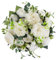 Inweder Blumenstrauß Brautstrauß Künstliche Blumen - 4 Pcs Pfingstrose Künstlich Gefälschter Blumenkugel Weiß Seidenblumen für Hochzeitsdeko Tisch Home Hochzeit Blumenball Deko Wohnzimmer