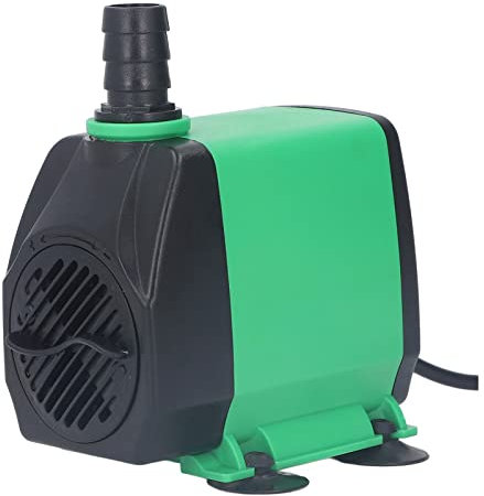 Bomba de Agua Sumergible, 2000 L por Hora, 60 W, Bomba de Agua Ultra Silenciosa, Bomba de Fuente de 9,8 Pies de Altura, Bomba Sumergible con Cable de Alimentación de 6,5 Pies
