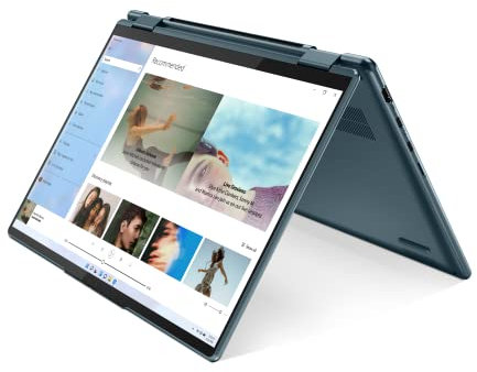Lenovo Yoga 7 | 14-inch 2.2K 2-in-1 Laptop | Intel Core i5-1235U | 8GB RAM | 512GB SSD Digital Pen | Windows 11 Home | Stone Blue | 2Y Premium Care Included
