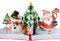 COLOFALLA 1 Stück Weihnachten Grußkarte 3D Weihnachten Pop Up Grußkarte Weihnachtsmann Grußkarte 3D Weihnachtskarte mit Rotem Umschlag für Freunden Familien Kinder zum Geschenk