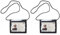 Tasmanian Tiger ID-Halter Schwarz (Packung mit 2)