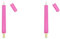 Legami ICE0001 Hello Summer Gelschreiber, Pink, Medium (Packung mit 2)