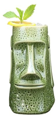 JENKEM Tazza Tiki in ceramica da 700 ml Tazza creativa in porcellana for birra e vino