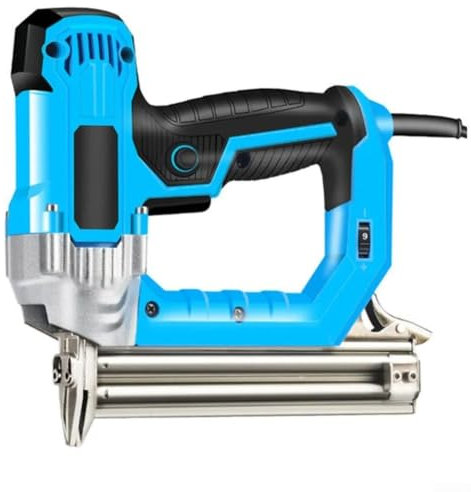 2 in1 Electric Heavy Duty Electric Stapler Nailer Tacker, Cordless Brad Nailer, 2300W 220V Nail Machine Electrical Straight Staple F30 Nailing Stapler for DIY Project of Upholstery, Woodworking