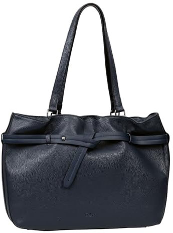 Gabor bags Latissa Damen Shopper Umhängetasche Reißverschluss Mittelgroß Blau
