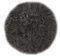 -LUXOR- living Sitzkissen Stuhl Echtfell, Flauschige Sitzauflage, Stuhlkissen, Lammfell Sitzkissen, Fell für Stühle, rund 34 cm Schwarz, 1 Kissen
