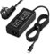 Chargeur pour Chromebook 45W USB C pour Ordinateur Portable HP Chromebook X360, HP Spectre Pavilion; Len ovo Thinkpad Yoga; Acer ASUS Dell XPS 13 15 Chargeur Samsung et Autres