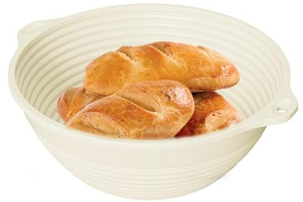 Bread Proofing Basket Bread Proving Silicone Bowls For Rising And Baking 9Inch Round Sourdough Basket Bread Basket, Bread Dough Proofing Proof Basket Proofing Box