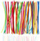 Pfeifenreiniger Bunt zum Basteln, 200 Stück Pfeifenputzer Set Chenilledraht Biegeplüsch Basteldraht Pipe Cleaner Basteln Pfeiffendraht Macaron Pfeifenputzer (0.6 x 30cm)