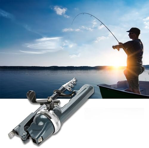 Zusammenklappbare Angelrute aus Kunststoff mit integrierter Angelrute und Rollenzubehör. Leichtes ABS-Edelstahl-Zubehör für Anfänger.