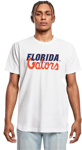 MERCHCODE Herren T-Shirt Florida Gators Multi Logos Tee, Regular Fit, Baumwolle 100%, XL