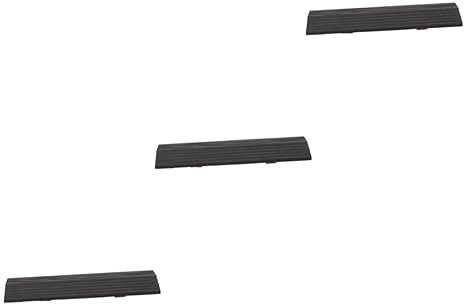 FRCOLOR 3pcs Ramp Sweep Robot Entry Mat Home Slope Ramp Non-slip Surface for Indoor Steps