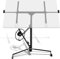 Vigevee XXL Plattenheber Trockenbau, Tragfähigkeit 68 kg, Arbeitshöhe 140-350 cm, max. Breite 290 cm, Klappbarer, verstellbar, schwenkbar, Montagehilfe, Schwarz
