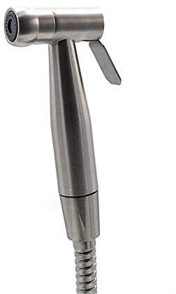 BOSHYUM Robinets de Toilette de Bidet, Kit de pulvérisation de Bidet à Main, buse de rehausseur de Bidet en Acier Inoxydable, Ensemble de pulvérisation de Toilettes, Douche Portable