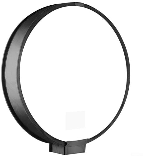 Mini-Softbox, rund, Beauty-Dish Speedlite, Blitzdiffusor, Softbox, runde Softbox für Kamera-Speedlight, verbessern Sie Ihre Fotografie (40 cm)