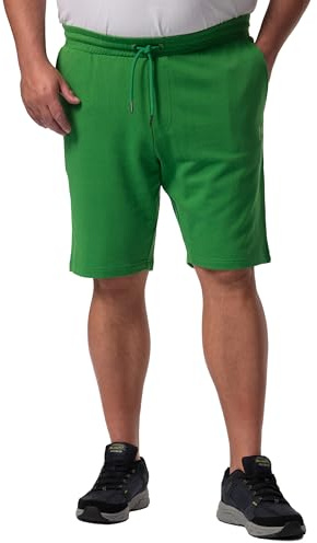 Men Plus Herren große Größen Übergrößen Menswear L-8XL Sweatbermuda, Basic, Elastikbund hellgrün 8XL 834858436-8XL