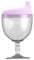 Kinder Sippy Tassen, 150 ml kein verschüttetes Plastikweinglas mit Deckel, Kleinkind -Fütterungstassen, Babygetränkbecher, Milchflasche für Kindergeburtstagsfeier, Feier (lila)