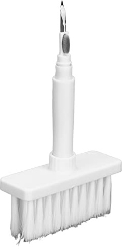 Tastatur-Reinigungsset, Tastaturbürste, 5-in-1-Reinigungstastatur, 3-reihiges Design, Tastatur-Reinigungsset, Tastatur- und Kopfhörer-Reinigungsset (Weiß)