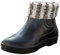 Laquieio Stivali D'acqua Impermeabile Giardino Lavoro Pioggia Stivali Stivali Acqua Moda Imbottiti Cotone Stivali da Acqua Donna Economici, Nero , 35 EU