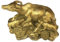 Skulpturen Messing Barren Kuh Ornamente Büro Handwerk Eingang Arbeitsplatte Kupfer Statue