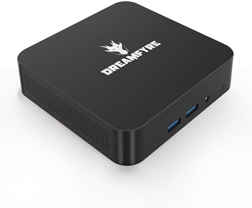 DREAMFYRE Mini PC Computers 16GB DDR4 512GB SSD, 12th N95 (Up to 3.4Ghz), Mini Computer with Type-C WiFi5, BT4.2, UHD 4K, Gigabit Ethernet Vesa, Home/Office/Business Micro Pc Small pc